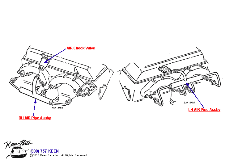 AIR Assembly Diagram for a C3 Corvette