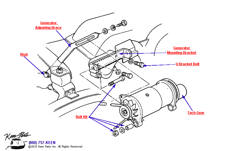 Generator Diagram for a 2011 Corvette