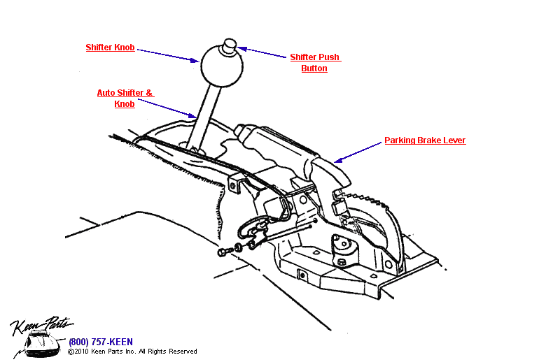 Shifter Diagram for a 1994 Corvette