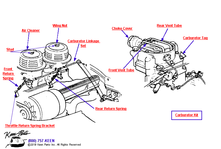 Carburetor Diagram for a C1 Corvette