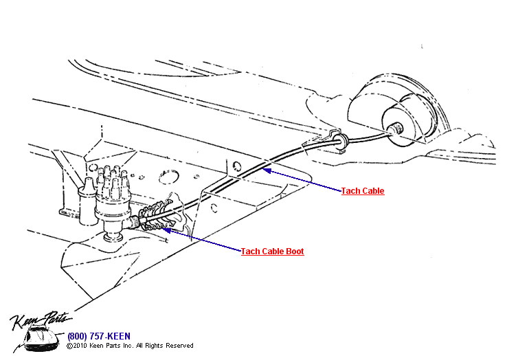 Fuel Injection Tach Diagram for a C1 Corvette