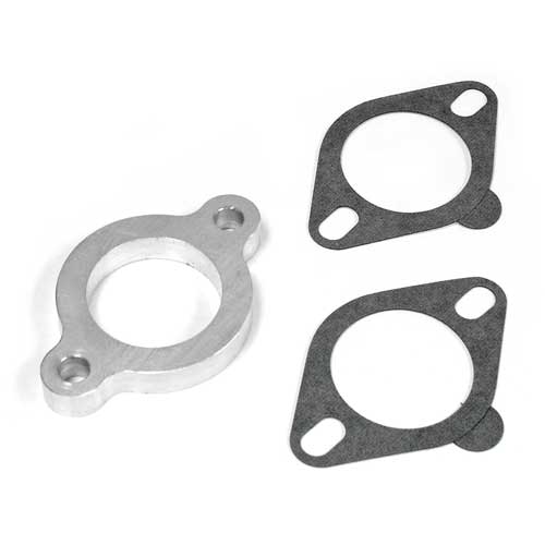 Corvette Aluminum Thermostat Housing Spacer with Two Gaskets