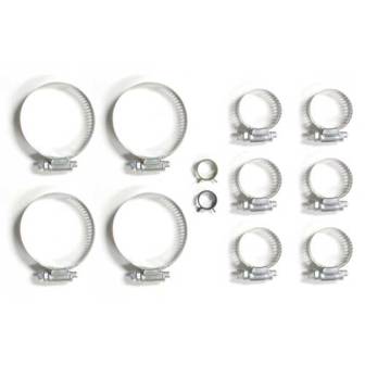1975-79 Corvette Cooling System Hose Clamp Kit (12 pcs) 350 without AC