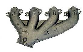 1966-1974 Corvette RH Exhaust Manifold - 2.5 inch 427/454 without AIR