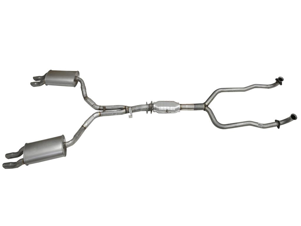 1986-1990 Corvette Exhaust Kit with Mufflers without Pre Converters
