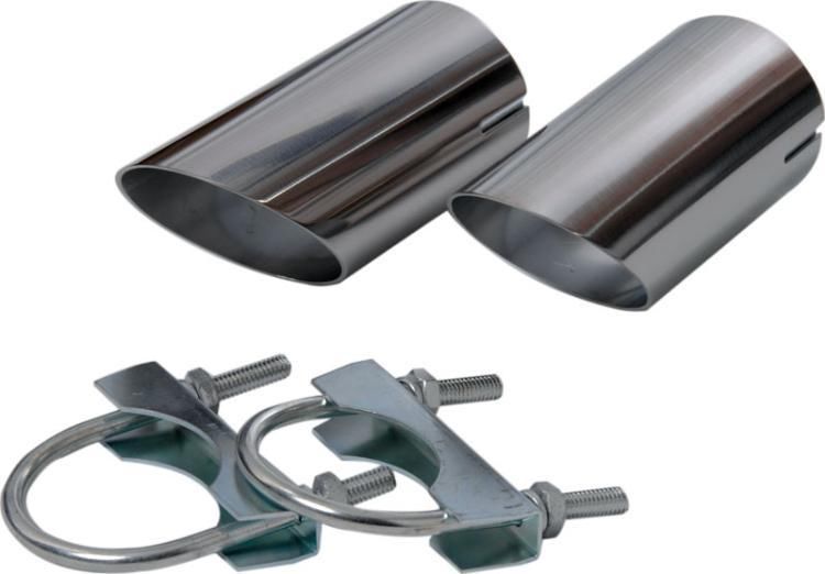 Corvette Stainless Steel Exhaust Extension - Pair