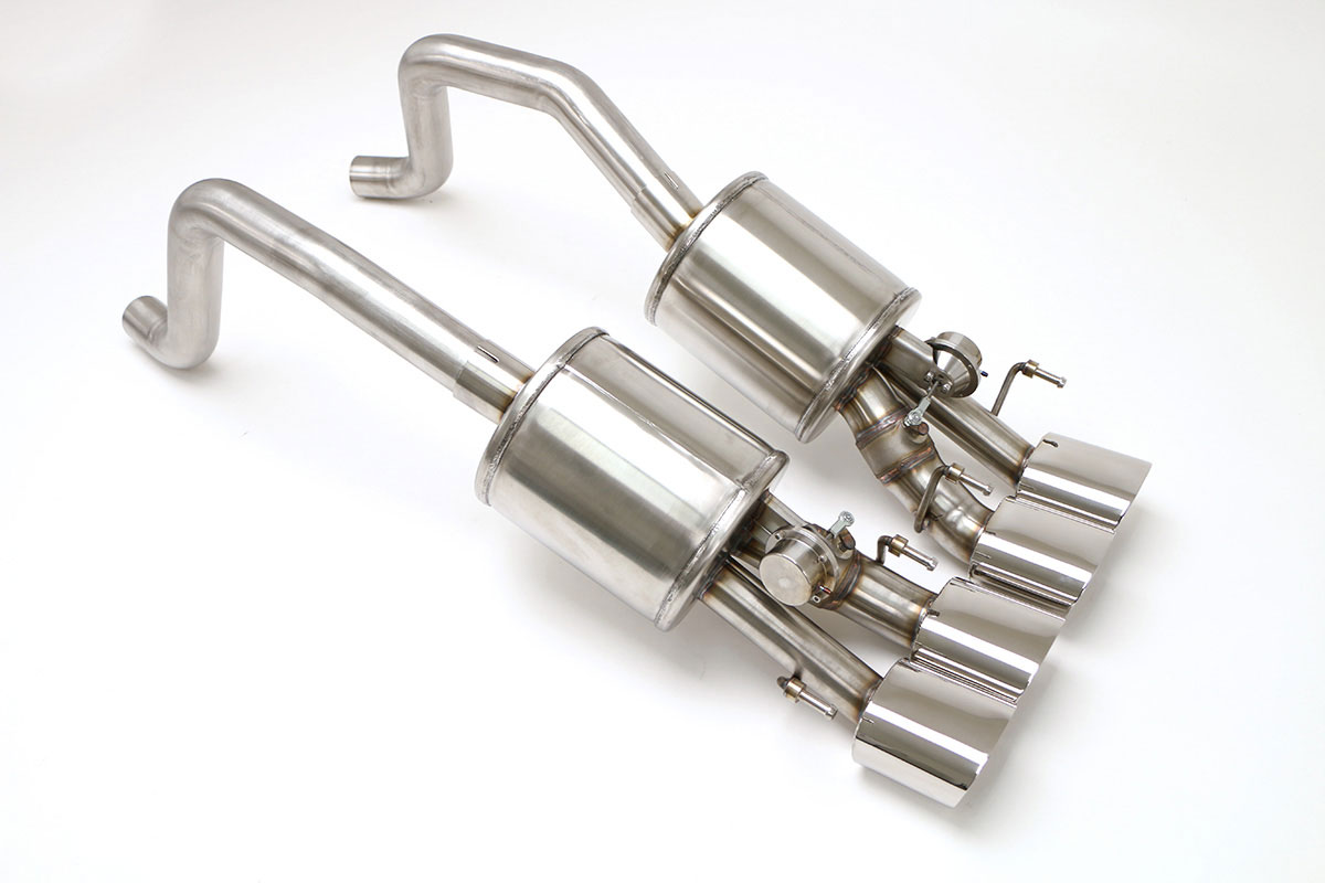 2005-2009 Corvette C6 Fusion Exhaust with NPP Quad Oval Tips
