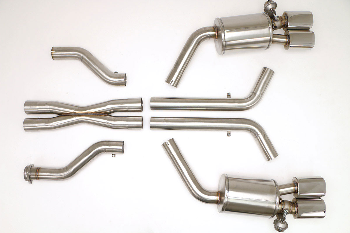 1996 Corvette Billy Boats C4 LT-4 Fusion 3 inch Exhaust System with 4.5 Twin Rolled Oval