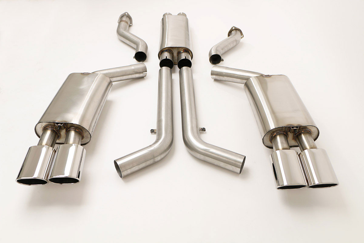 1990-1991 Corvette Billy Boats C4/ ZR-1 3 inch Exhaust System with 4.5 inch Twin Rolled Oval
