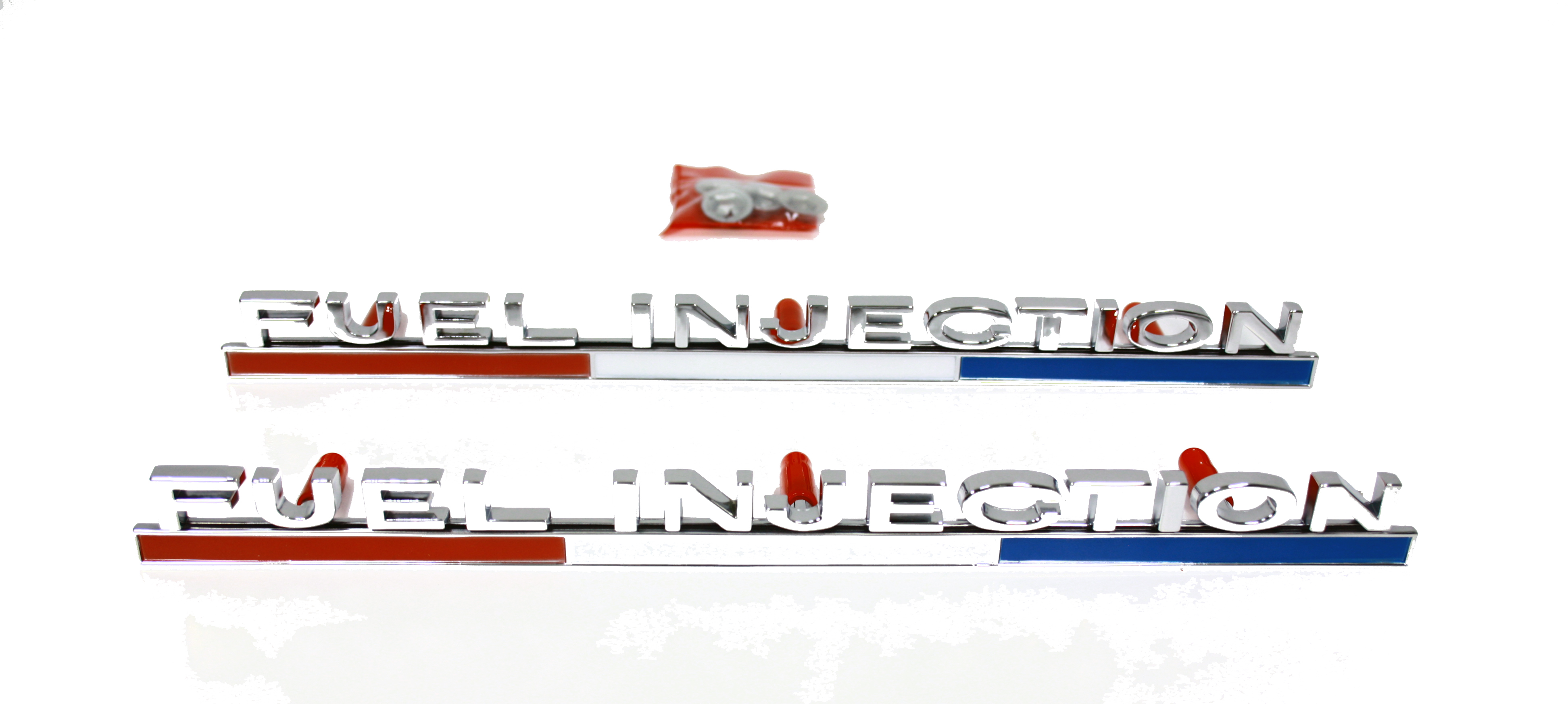1963-1964 Corvette Fuel Injection Emblem - Pair