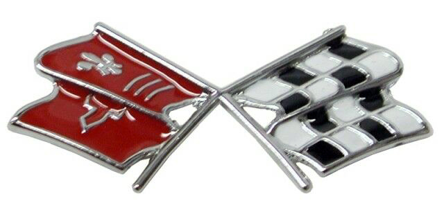 1968 Corvette Console Shifter Plate Emblem