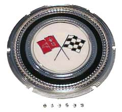Corvette Gas Door Emblem