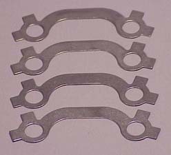 1956-1963 Corvette Exhaust Manifold French Lock Set (4 pcs) - Stainless Steel - Small Block