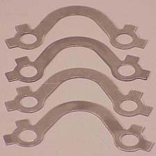 Corvette Exhaust Manifold French Lock Set (4 pcs) - Stainless Steel - Small Block