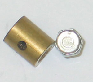 1963-1982 Corvette Hood Cable Brass Stop with Screw (Requires 2)