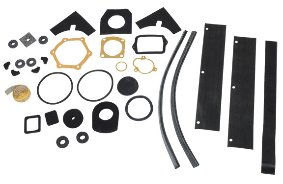 1960-1961 Corvette Engine Compartment Seal Kit for 2X4 BBL with Radiator Top Tank