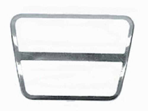 Corvette Brake or Clutch Pedal Pad - Stainless Steel Trim
