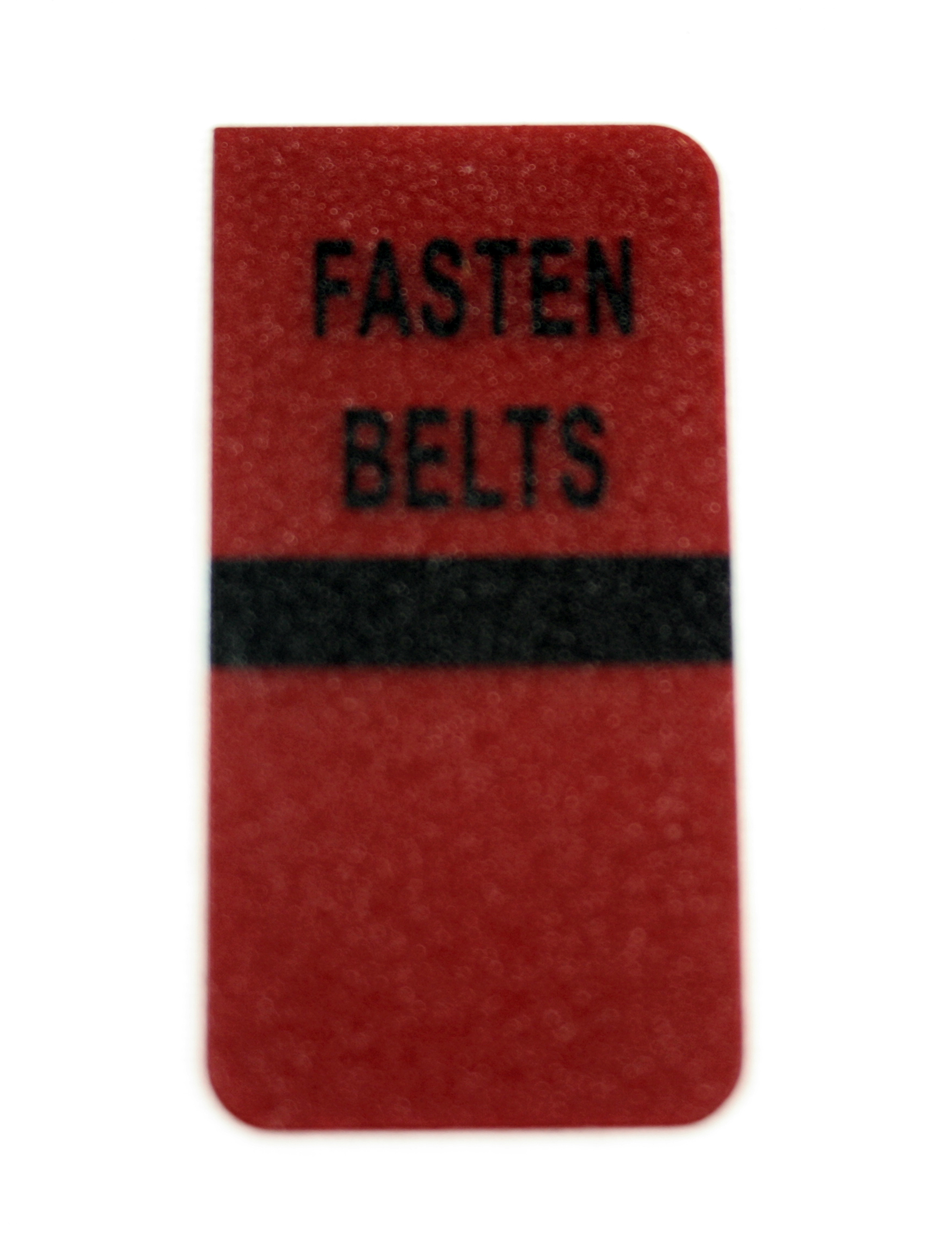 1977-1979 Corvette Fasten Belts Warning Lens