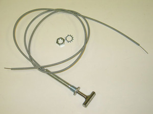 Corvette Hood Release Cable with Correct Handle