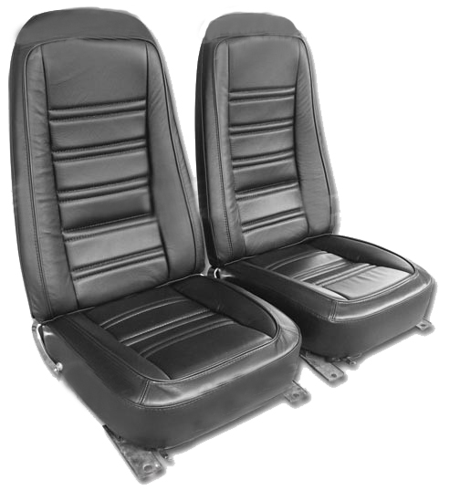 Corvette Leather Seat Cover Set  Exact Reproduction