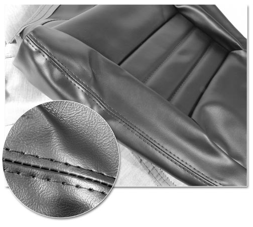 1979-1982 Corvette Leather-Like Seat Cover Set  (2 inch Side Panel)