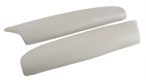 Leather Armrest Pads - (Shale) (Pair)