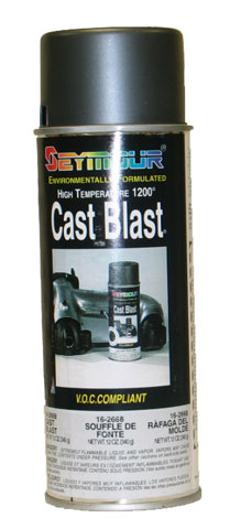 1953-2018 Corvette Cast Blast Gray Spray Paint High Temperature 1200 Degree (12 Oz)