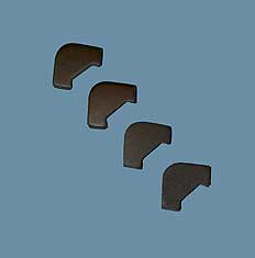 1956-1966 Corvette Battery Hold Down Spacer Set (4 Pieces)