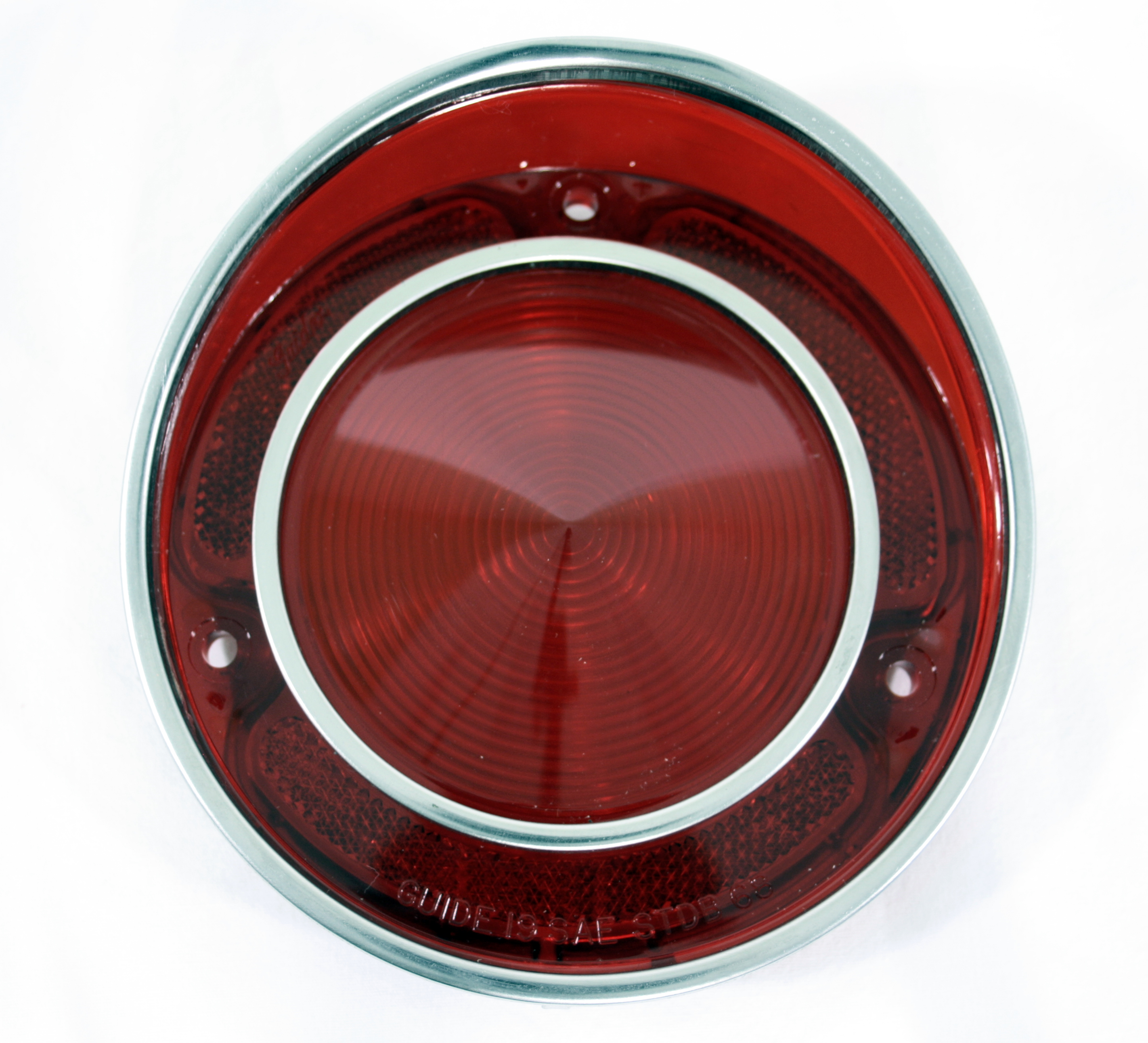 Corvette Outer Tail Light Lens (Red)