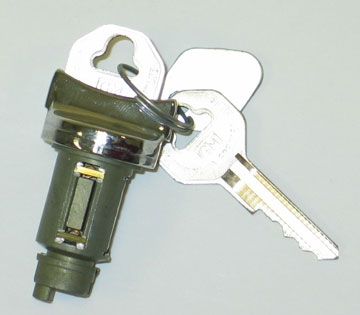 1960-1964 Corvette Ignition Cylinder with Keys (Correct)