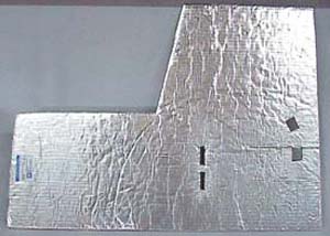 1968-1969 Corvette LH Underbody Blanket Insulation / Heat Shield