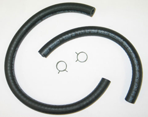 Corvette Fuel Line Rubber Hose-frt. and Rear to Frame with Clamps