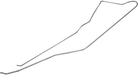 Corvette Steel Fuel Line - Front to Rear OM (Original Metal) 3/8 Inch Diameter