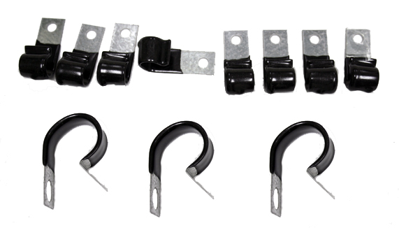 1965 Corvette Hood and Rear Wiring Harness Clip Kit (11 Pieces)