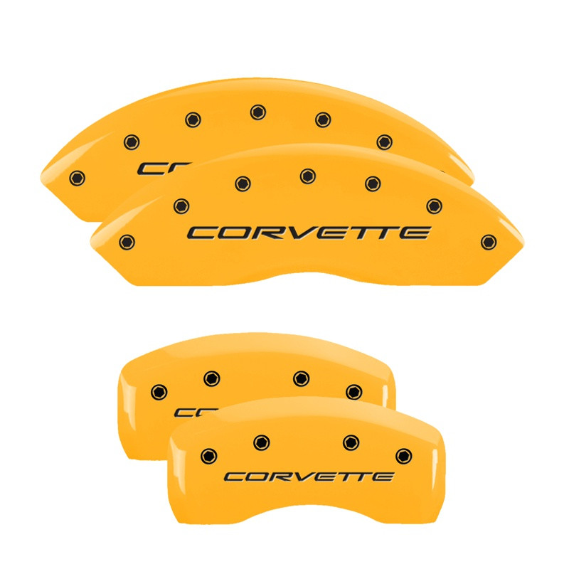 1997-2004 Corvette Caliper Covers with CORVETTE text (Set of 4) 