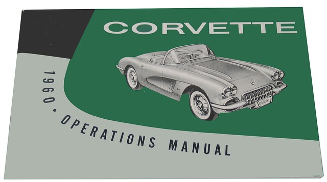 1960 Corvette 1960 Owner's Manual