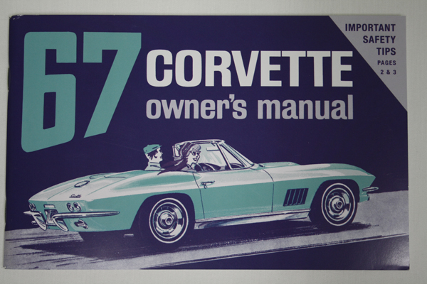 1967 Corvette 1967 Owner's Manual