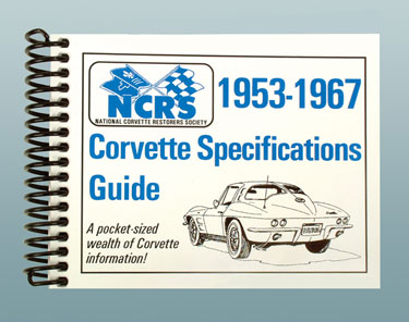 1953-1967 Corvette NCRS Pocket Guide 53-67