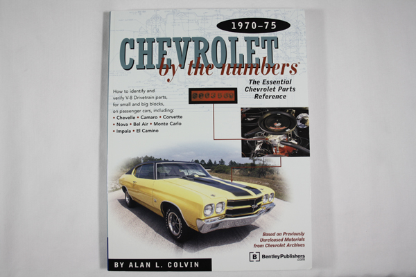 1970-1975 Corvette Chevy By Numbers 70-75