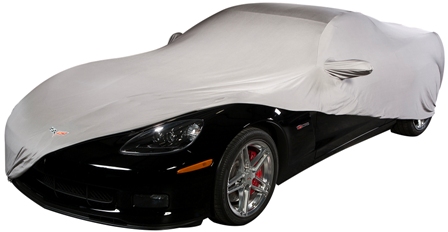 Gray Show Flex Indoor Cover with Logo on Front and "Corvette" Word on the Rear- ZR1