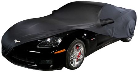 Black Show Flex Indoor Cover with Logo  on Front and "Corvette" Word on the Rear- Z06