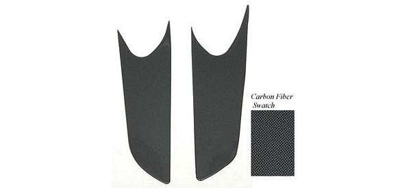 1997-2004 Corvette DOOR INSERT TRIM KIT OF SIMULATED CARBON FIBER WITH LASER CUT AND GUARANTEED PERFECT FIT AND LIFETI