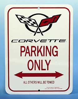 1997-2004 Corvette Parking Sign C5