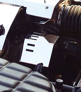 1997-2004 Corvette Belt Tensioner Polished Stainless Steel Cover