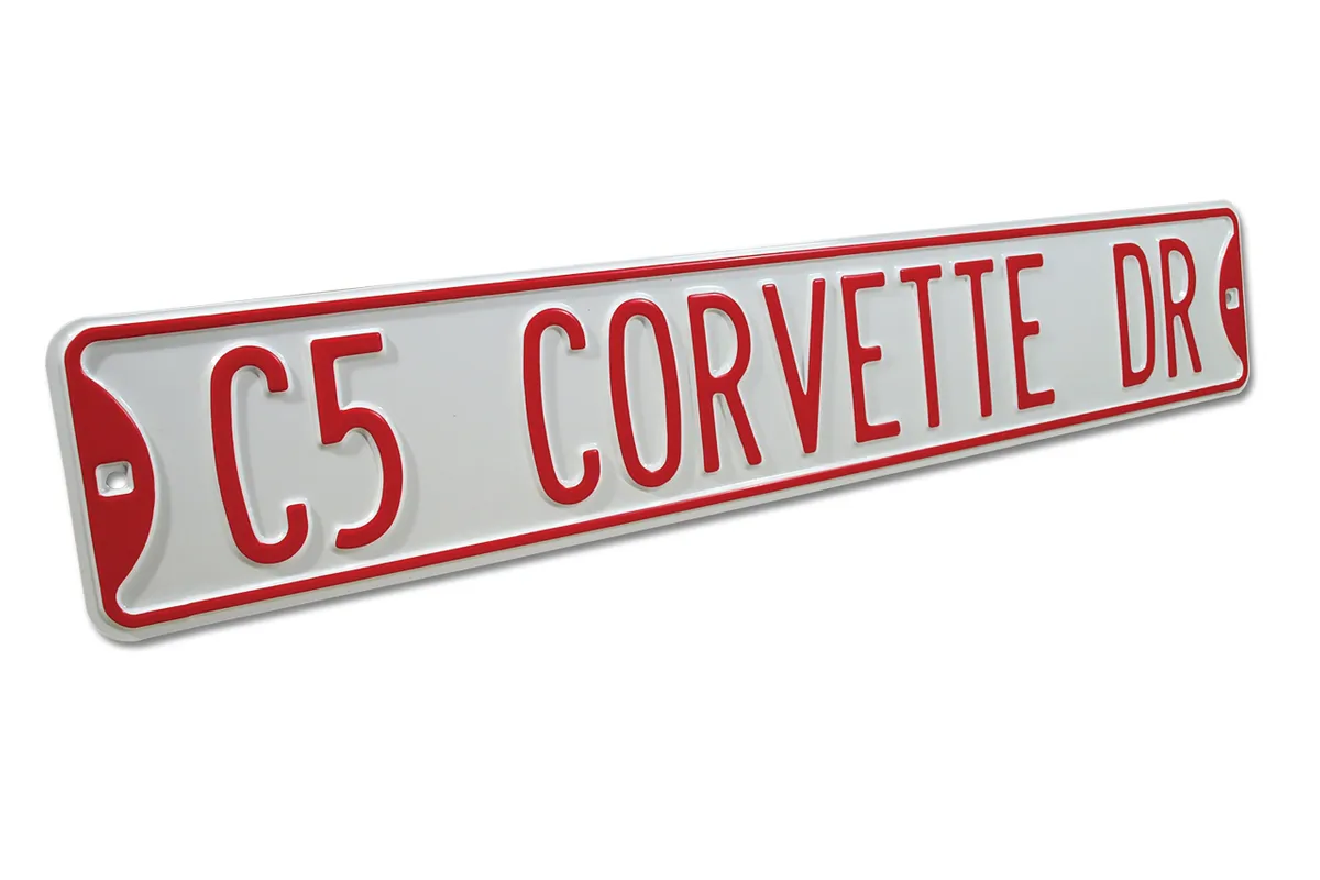1997-2004 Corvette C5 Corvette Drive Street Sign