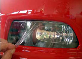 2005-2013 Corvette THESE CLEARSTATIC FOG LIGHT LENSE PROTECTORS PAIR ARE PRE-CUT CLEAR STATIC CLING VINYL THAT PROTECT