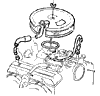 1970 Corvette Cleaner & Vent Hose Diagram