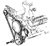 1965 Corvette Valve Cover Decal Diagram