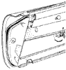 1957 Corvette Door Weatherstrips Diagram