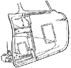 1957 Corvette Access Panels Diagram